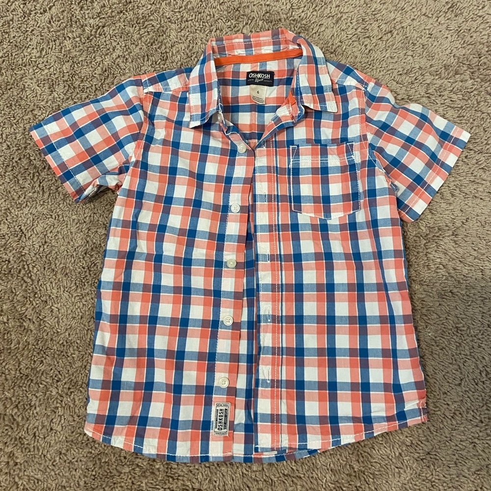 Boys Osh Kosh Button Up Shirt